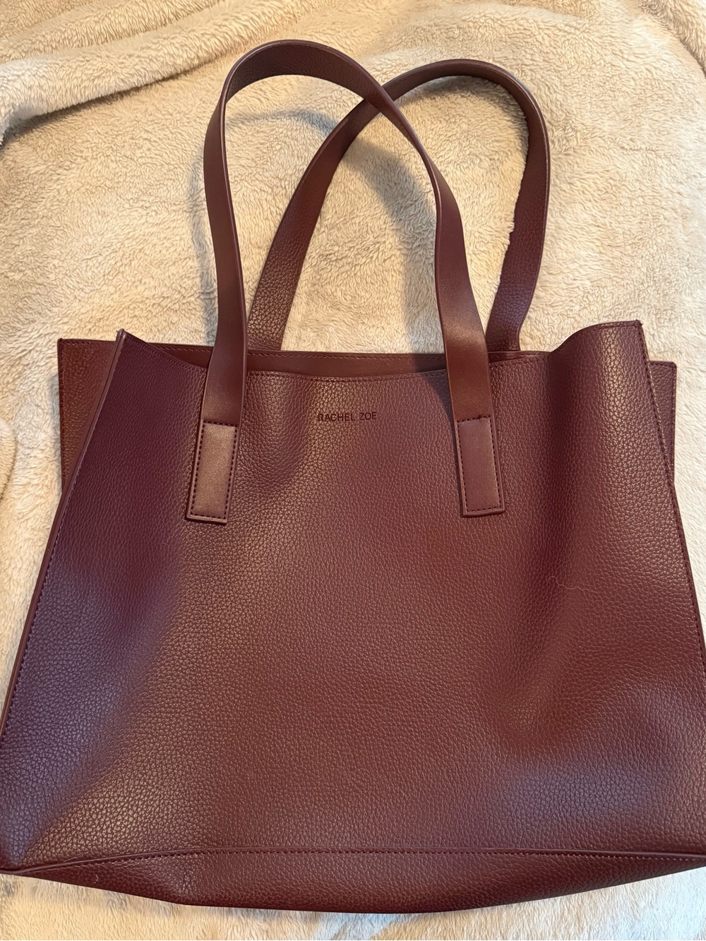 Rachel Zoe Burgundy Tote Bag